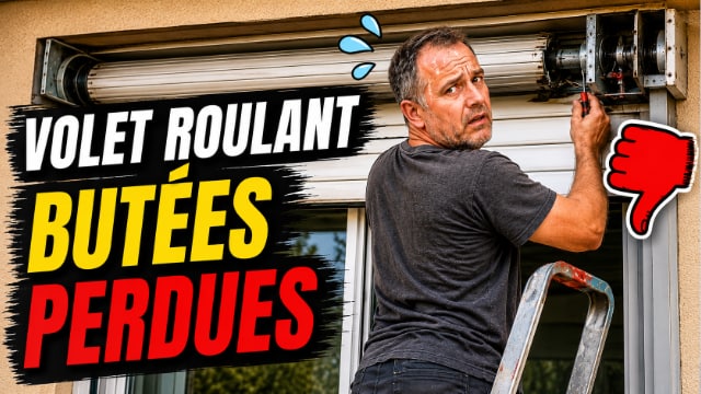 You are currently viewing Volet roulant : butées complètement perdues ? Ma solution pour les régler